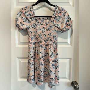 BCBG Girls Smocked Floral Dress - EUC
